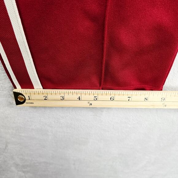 GAP Track Pants Size XL Red Striped Tricot Straight Moonstone Baggy Wide Leg - Picture 10 of 12